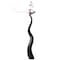 Uniquewise Tall Animal Horn Shape Floor Vase for Entryway Dining or Living Room, Ceramic Black 62 in. QI004040.L - alternate 1